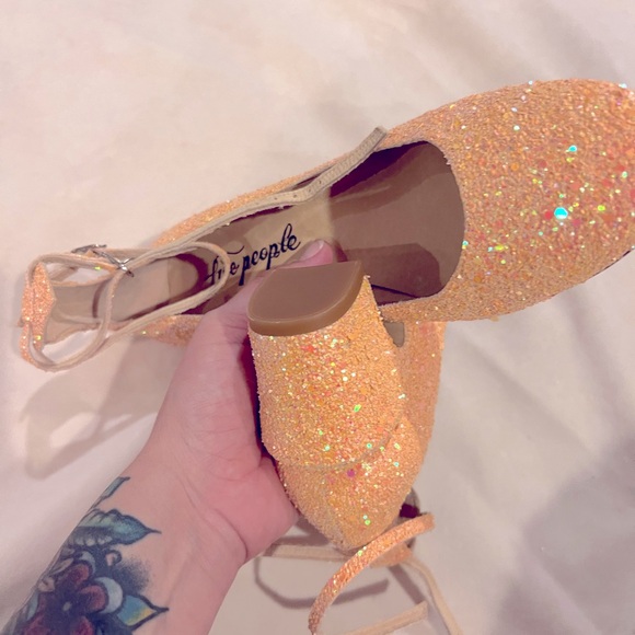 Free people glitter princess heels - Picture 2 of 6